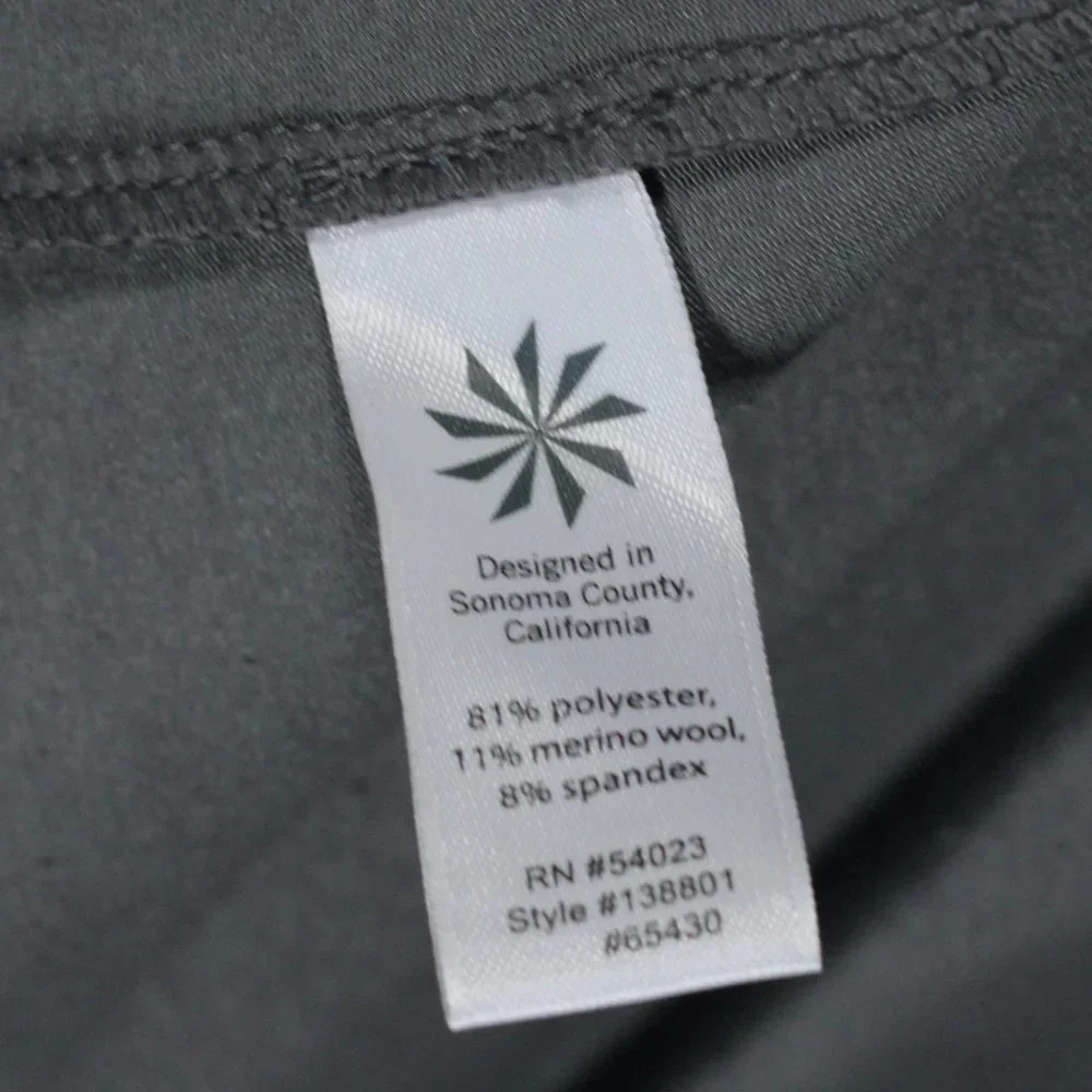 Athleta Ella Colorblock Short Sleeve Black and Grey Activewear Mini Dress - Picture 7 of 9